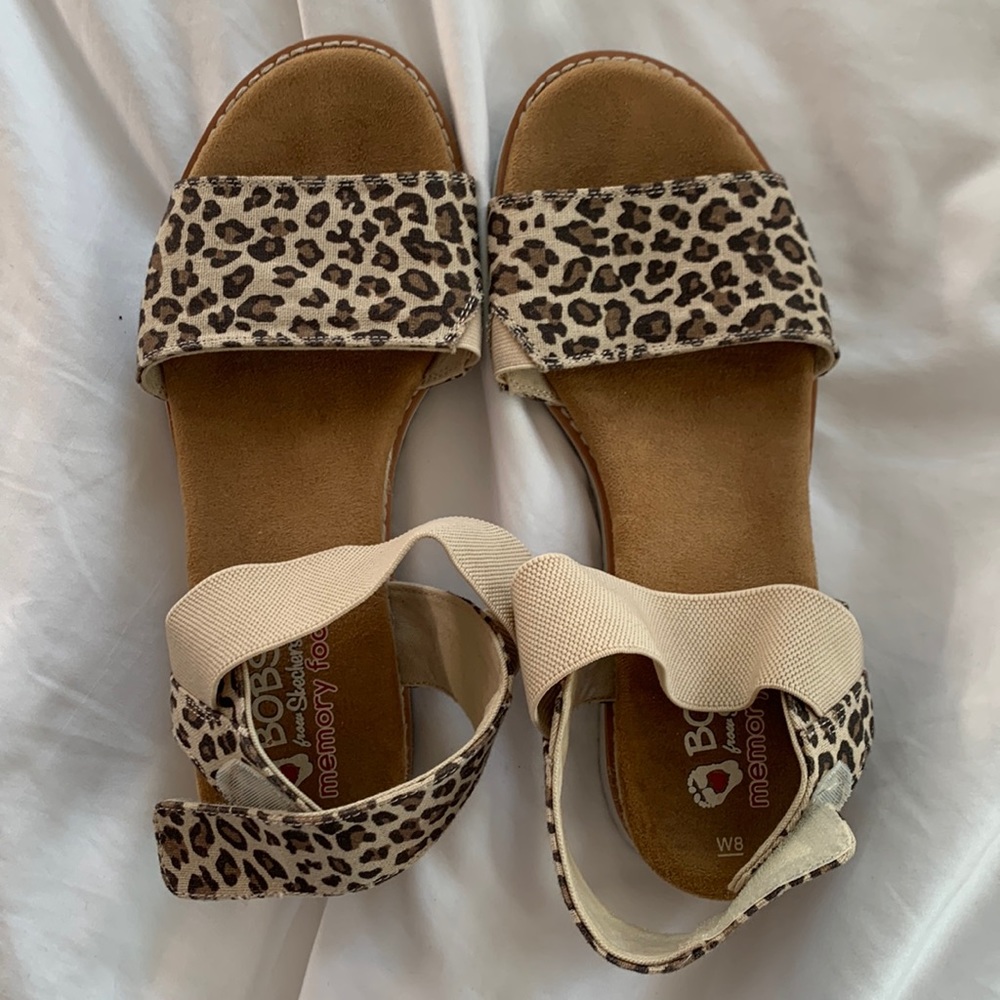 Leopard Platform Sandals